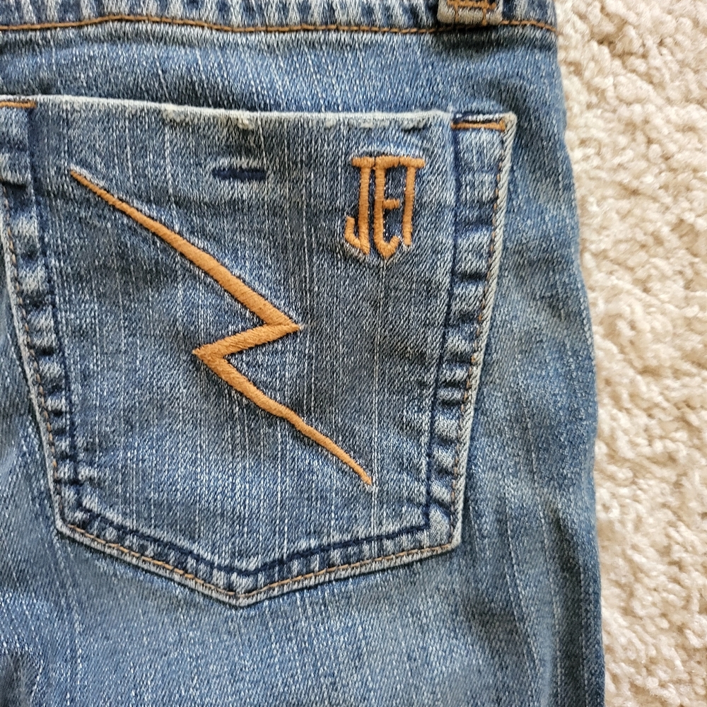 Jet John Eshaya Jeans Military Patch Sz 4 - Picture 5 of 9